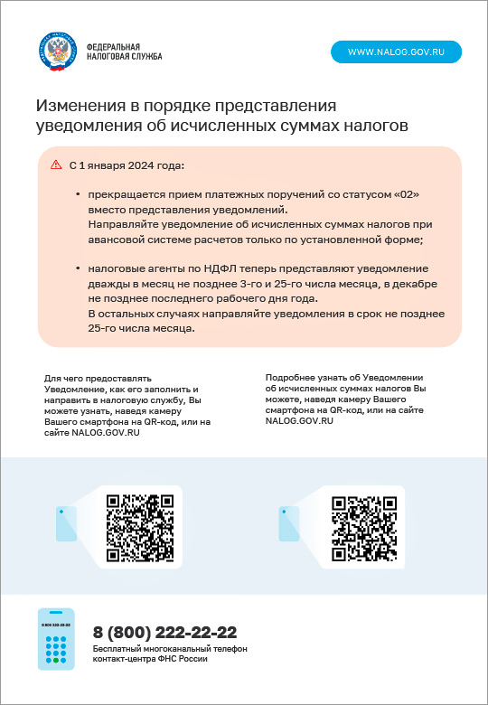 nalog uvedomleniya