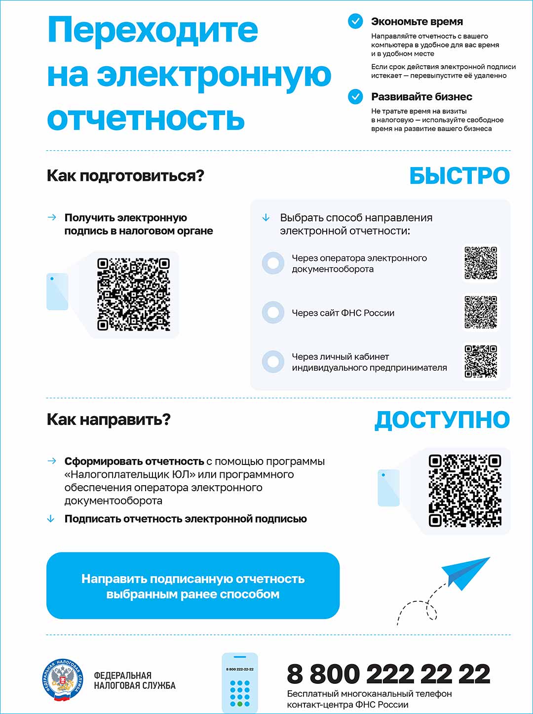 elektronnaya otchetnost listovka 25 03 2024