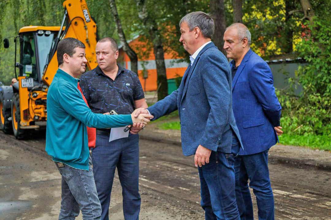 remont dorogi na Koroleva 2