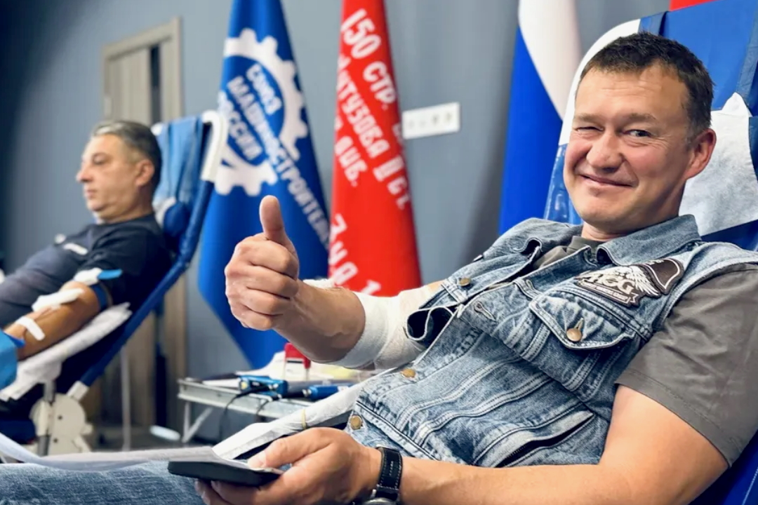 В технопарке «ВЕКПРОМ» прошла донорская акция к годовщине Крещения Руси